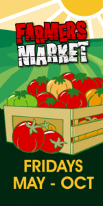 Farmers Market May-Oct- Customized Banner