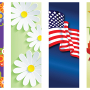 Sping and Summer City Pole Banners