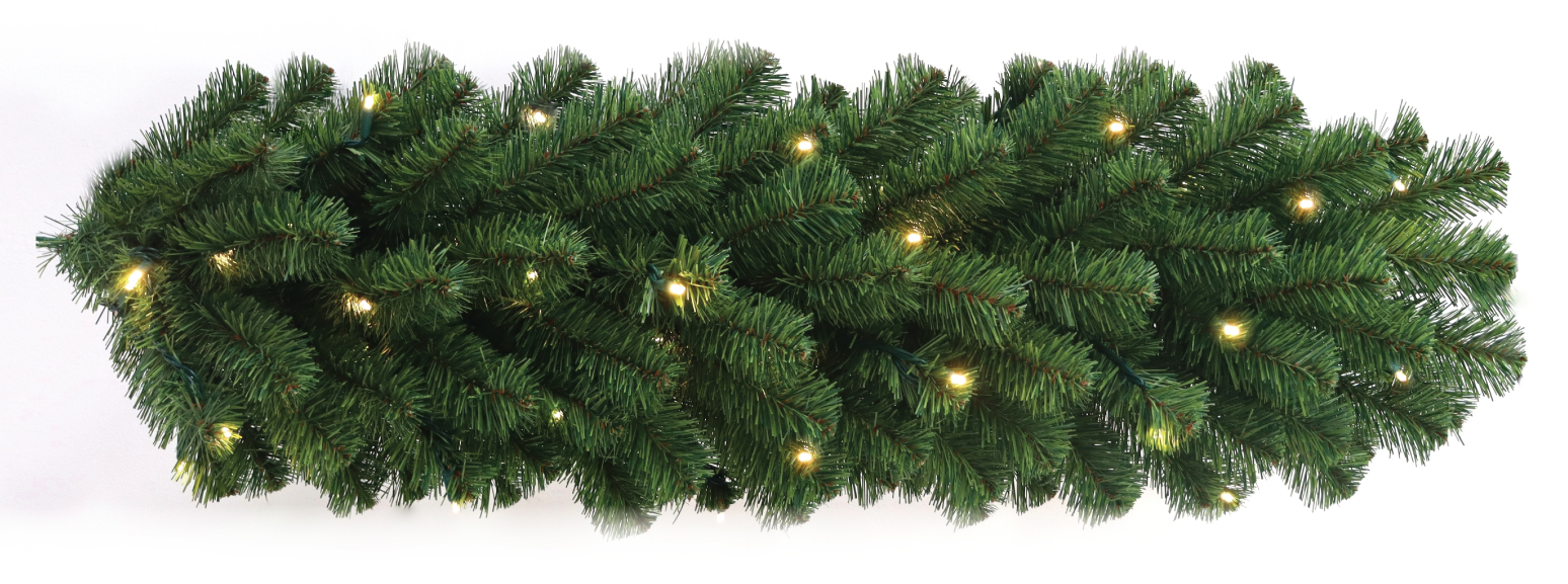 Mountain Pine lighted outdoor garland