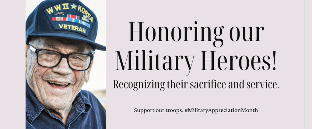HomeTown Heroes Support our troops. #MilitaryAppreciationMonth