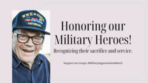 Pole banners to Honor Our heroes: HomeTown Heroes Support our troops. 