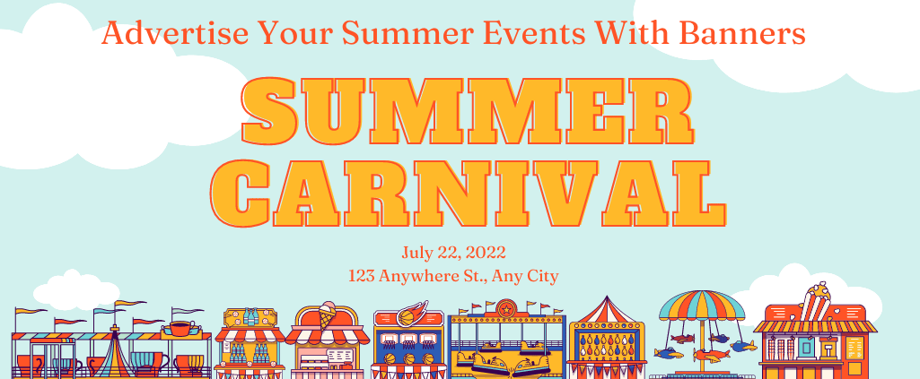 Advertise Summer Events with Banners- Mainstreet Designs Inc