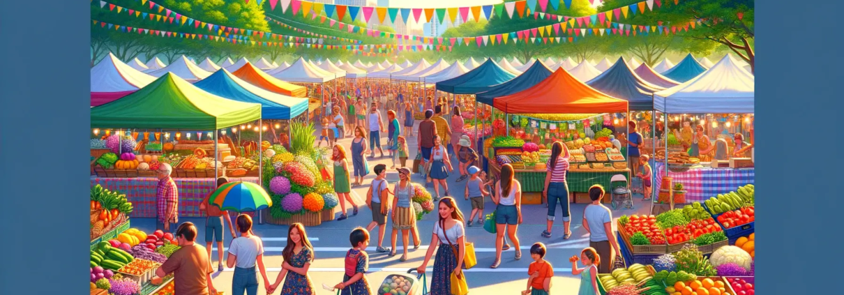 Community Events: Farmers markets- Mainstreet Designs Inc