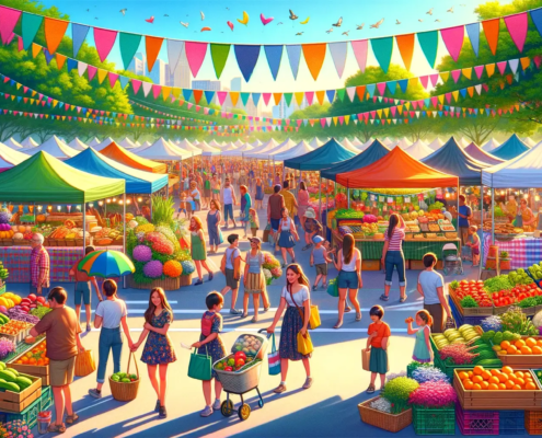 Community Events: Farmers markets- Mainstreet Designs Inc