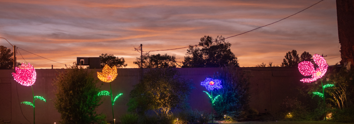 Spring Decorations - Fiberglass Flower decorations