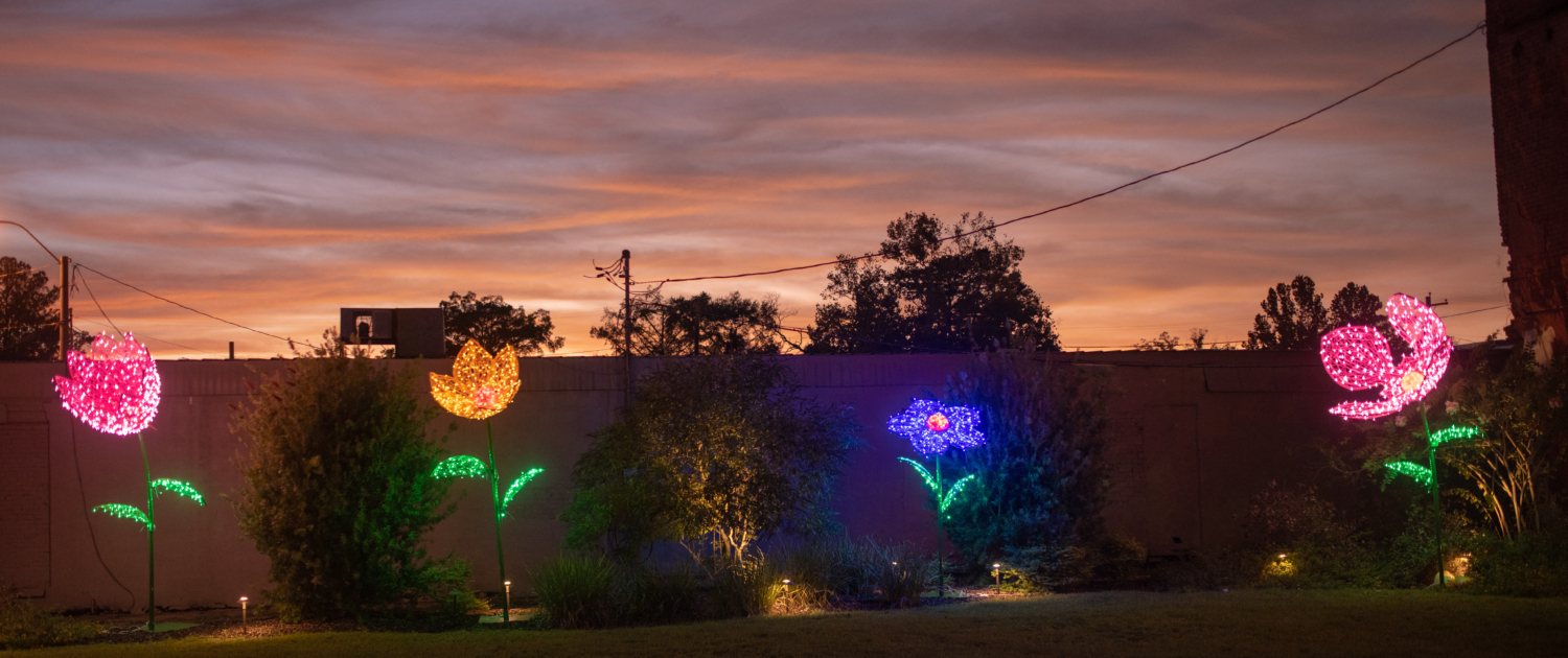 Spring Decorations - Fiberglass Flower decorations