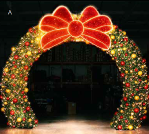 3D WALKTHROUGH WREATH ARCH