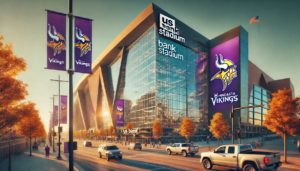 Vikings Banners US Bank Stadium - MainStreet Designs Inc
