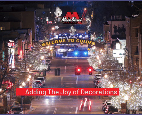Adding The Joy of Commercial Street Decorations