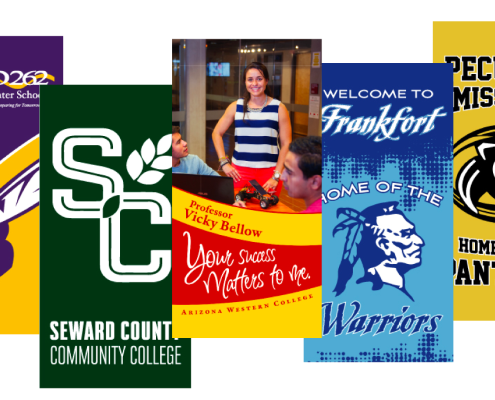 custom College Banners MainStreet Designs
