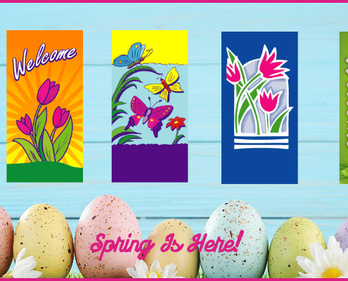 City Pole Banners for Spring and Easter: Sping Is Here!