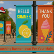 Eye-Catching Banner Ideas For Your Main Street - Main Street Pole Banners