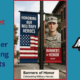 Best Hometown Heroes Banners- MainStreet Designs - Your Partner in Decorating City Streets - Military Tribute Pole Banners