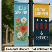 Seasonal Banners That Celebrate Spring, Summer & Service Seasonal Banners That Celebrate Spring, Summer & Service