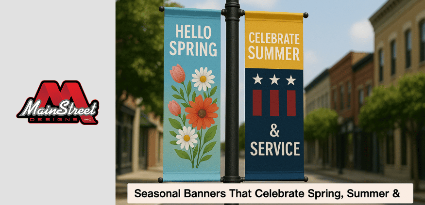 Seasonal Banners That Celebrate Spring, Summer & Service