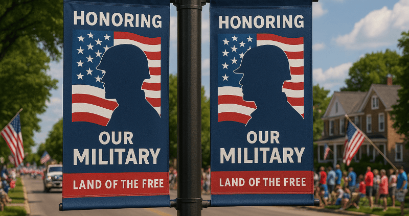 Military Parade Banners