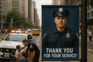 Custom Banners - First Responders- Police 