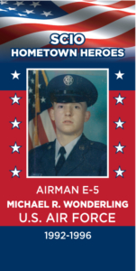 Airman E-5 US Air Force hometown heroes banner