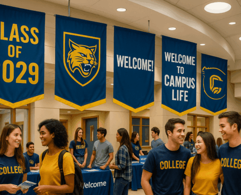 Custom College Banners for Campus Pride