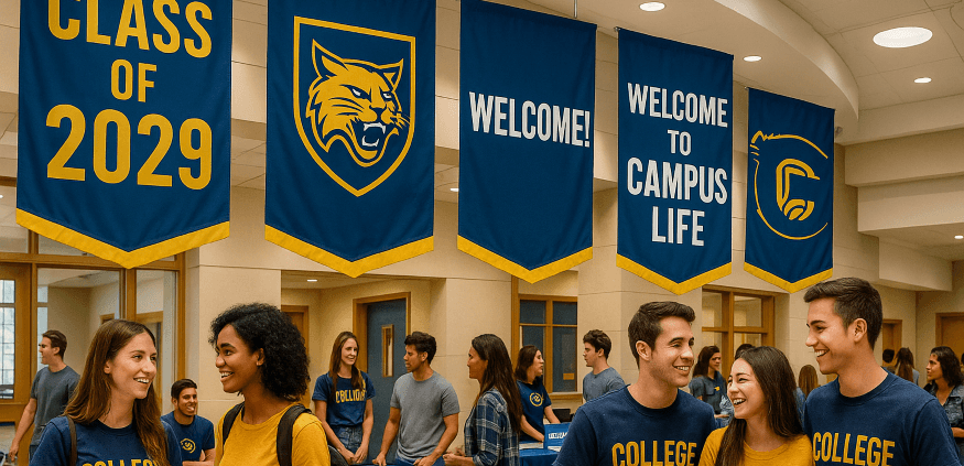 Custom College Banners for Campus Pride