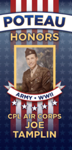 CPL Air Corps Army hometown heroes banner