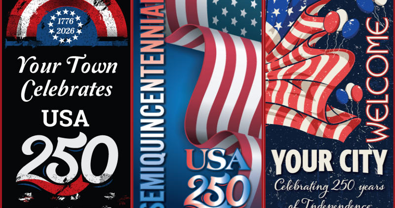 250 USA Custom City Banners