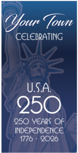Custom USA 250 Banners for your city
