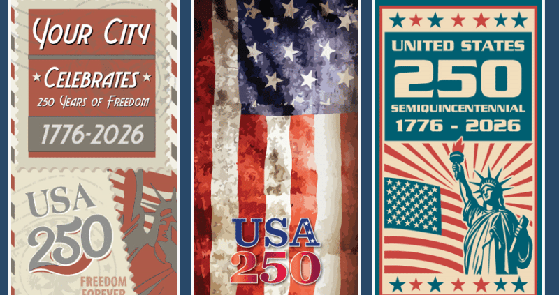 USA 250 Banners